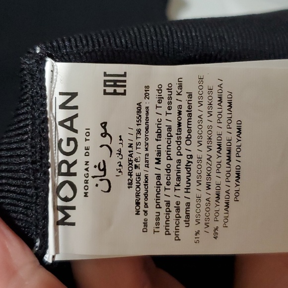 Morgan Ribbed Knitted Dress with Side Stripe Detail Size S - Picture 10 of 11